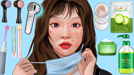 Beauty Salon Makeover ASMR 1.0 APK + Mod (Unlimited money) untuk android