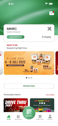 Android application Megamall Batam Center screenshort