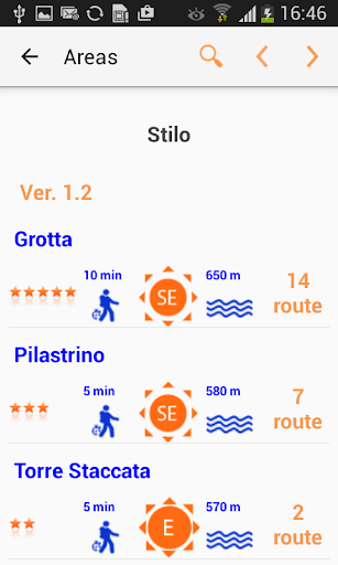 ClimbAdvisor Climbing in Italy Screen 2