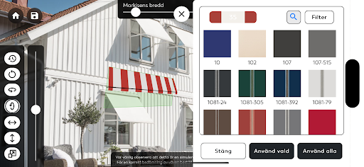 Android application Markisguiden screenshort