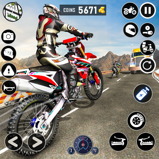 Jogo de Moto de trilha corrida de moto - jogos de motos 