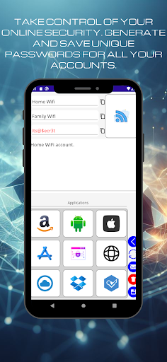 MetaSol Password Manager Screen 2