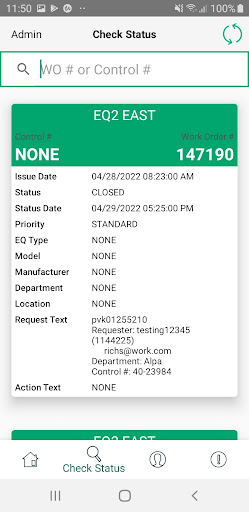 HEMS Request Screen 3