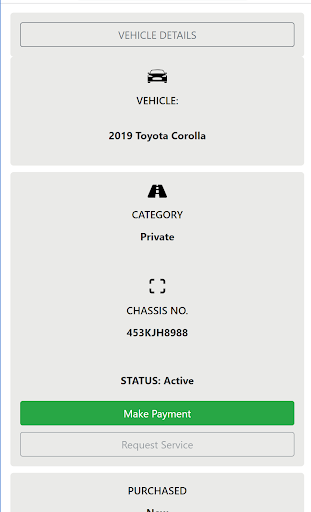 Motor Assured Warranty Screen 3