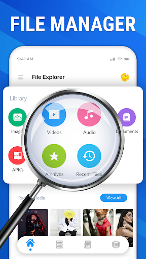 Android application Easy File Manager to Explorer screenshort