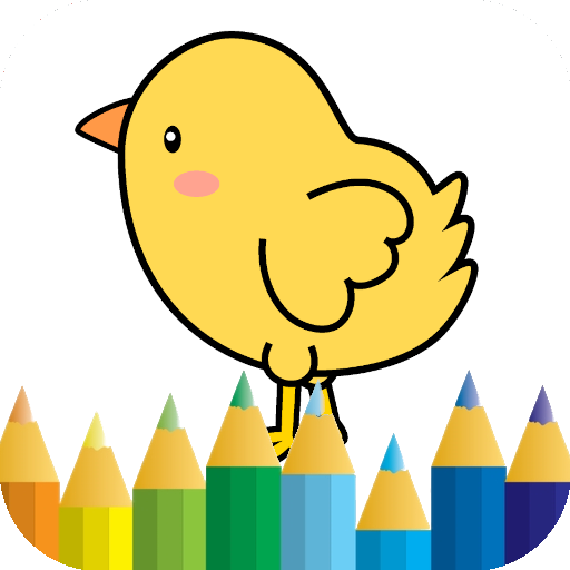 Coloring Cartoon Chicks logo