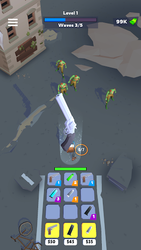 Android application Gun Merge screenshort