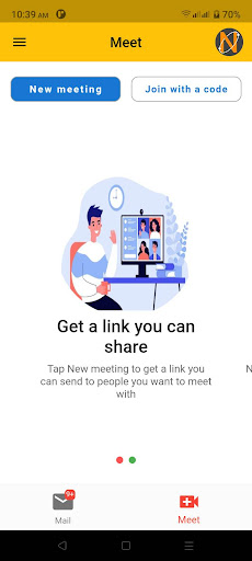 Android application Nucleio Mail screenshort