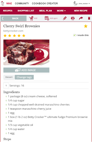 Copy Me That - recipe manager