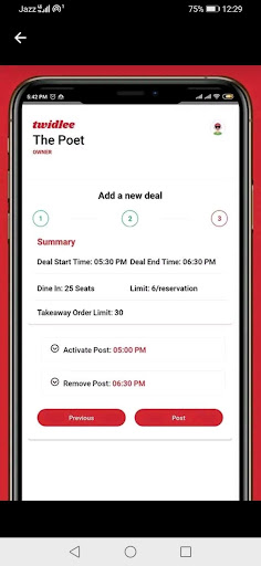 Twidlee Partner Screen 3