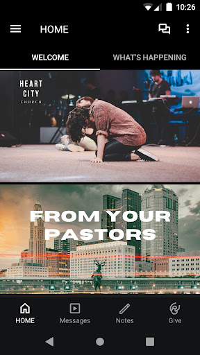 Android application Heart City Church screenshort