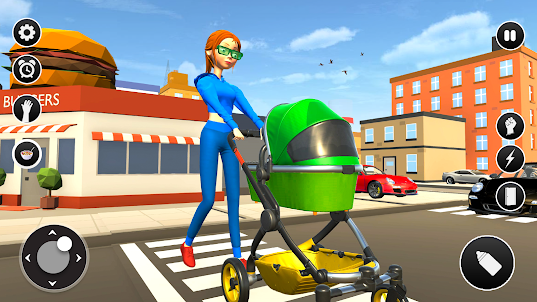 Single Mom Virtual Mother Sim