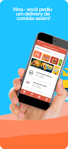 Android application Vina delivery de comida screenshort