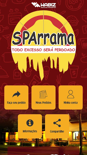 Android application Pizzaria e Choperia Sparrama screenshort