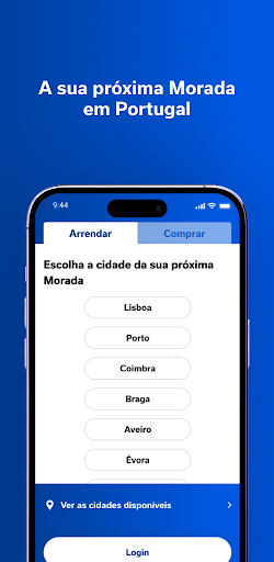 Android application Minha Morada screenshort