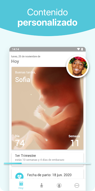 Captura 3 Pregnancy + | Tracker app android