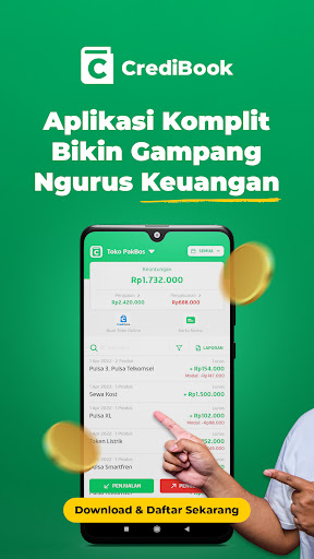 Android application CrediBook - Catatan Keuangan screenshort