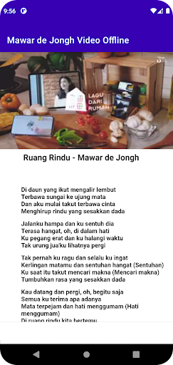 Mawar de Jongh Video Offline Screen 3