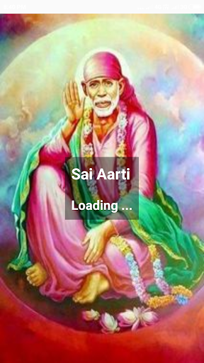 Android application Sai Aarti screenshort