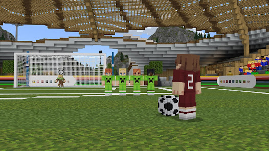 Captura de Pantalla 6 Fútbol Minecraft mods & addons android
