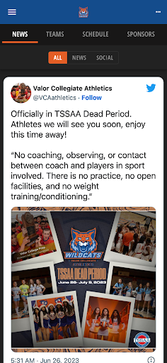 Valor Collegiate Academies Screen 2