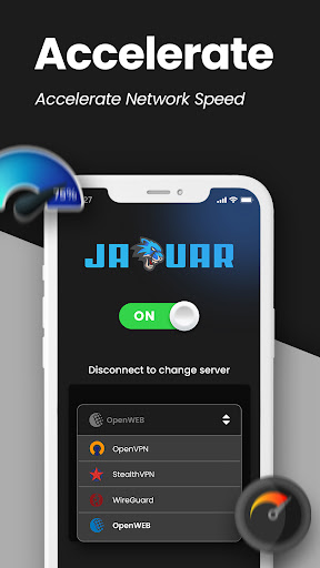 Jaguar VPN - Fast & Secure Screen 3