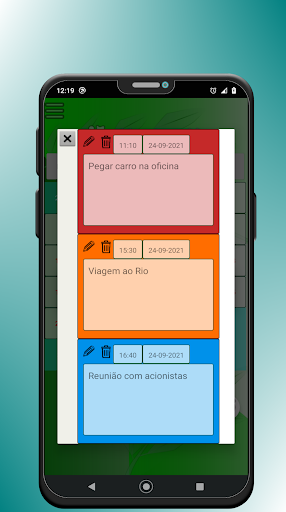 Agenda com alarme PRO Screen 3