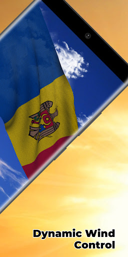 Moldova Flag Live Wallpaper Screen 2