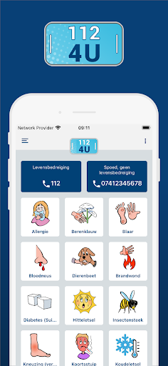 Android application EHBO screenshort