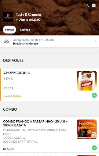 Android application Tasty & Crunchy screenshort