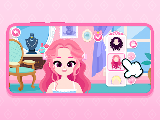 Screenshot of Princess Dress Up Game