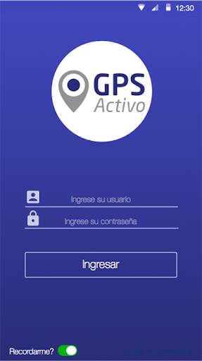 Android application GPS Activo screenshort