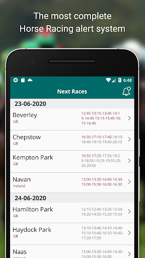 Android application Horse Racing Tracker - Tips screenshort