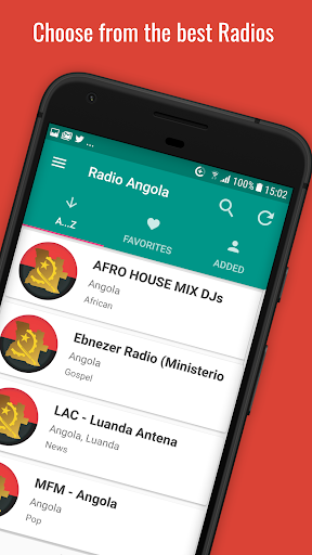 Android application Angola Radio Stations screenshort