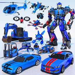 Icon image Jet Robot Car :Robot Car Games