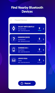 Bluetooth Finder & Scanner Tangkapan layar