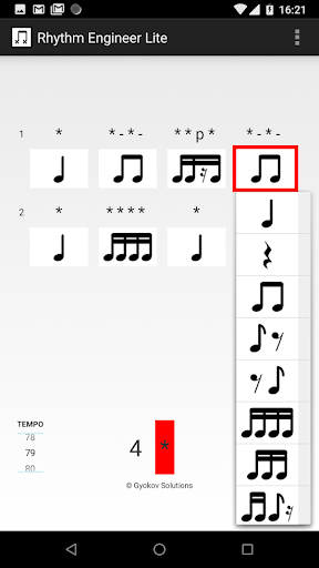 Screenshot of Rhythm Engineer Lite
