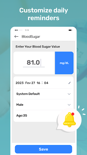 Blood Sugar Diary screenshot