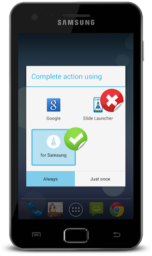 Slide Launcher TouchWiz plugin Screen 2