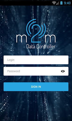 Android application M2M Data Controller screenshort
