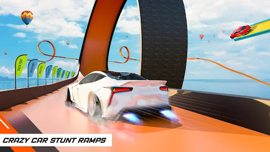 超級坡道汽車特技遊戲 3D