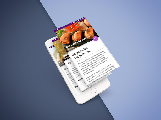 Android application Homemade Empanadas Recipes screenshort
