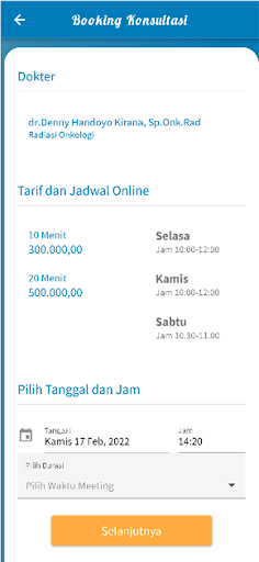Android application DokterSpesialisku screenshort