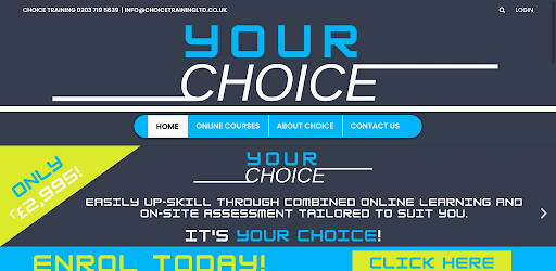 Android application YOUR CHOICE by Choice Training screenshort