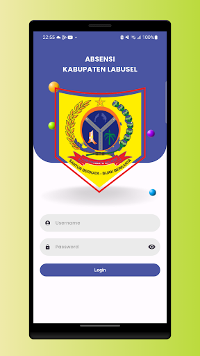 Android application ABSENSI KABUPATEN LABUSEL screenshort