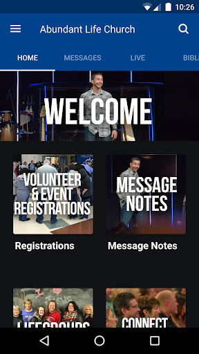 Android application goALC - Abundant Life Church screenshort