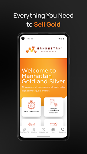 Android application Precious Metal Prices screenshort