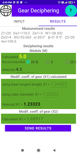 Gear decipher Screen 3