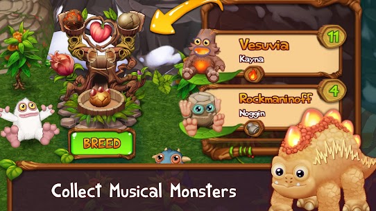 لعبة وحوش الموسيقى Singing Monsters 1