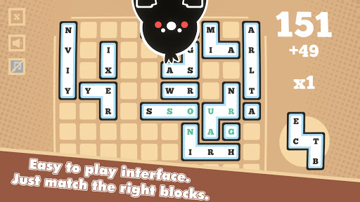 Word Block Puzzle Screen 2
